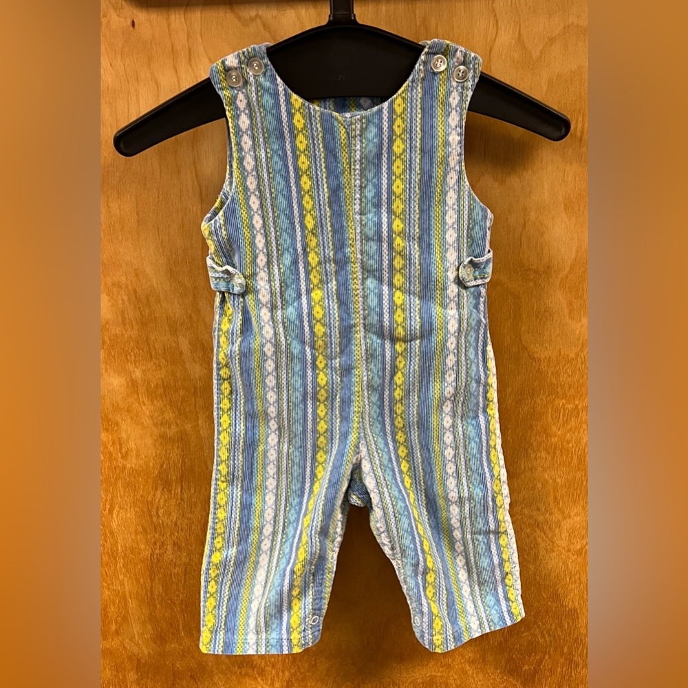 Health-Tex vintage kids 1970s Overalls Jumpsuit Size 24 Months Healthtex